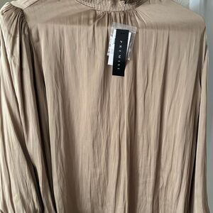 Gold Long Sleeve Blouse